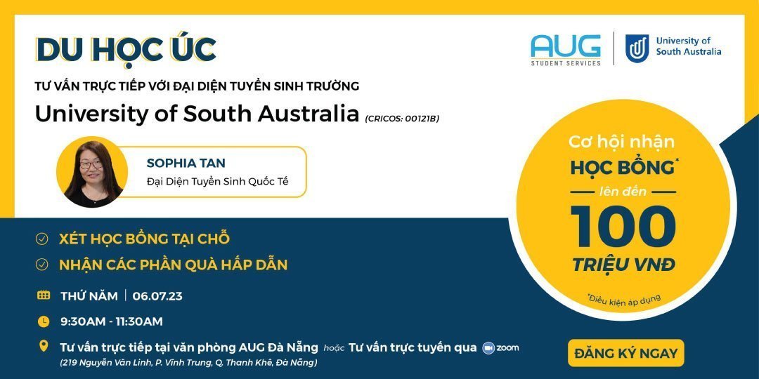 [AUG Đà Nẵng] Buổi Chia Sẻ Thông Tin Của Trường Đại Học Nam Úc