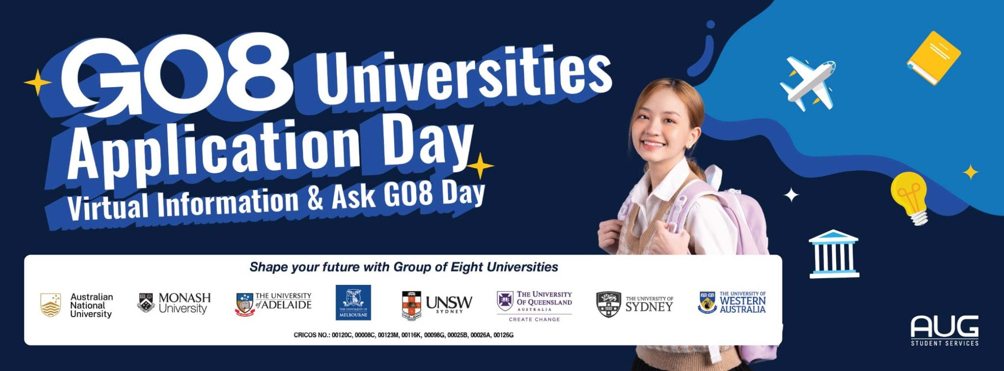 [AUG Australia] GO8 Universities Application Day - AUG Student Services