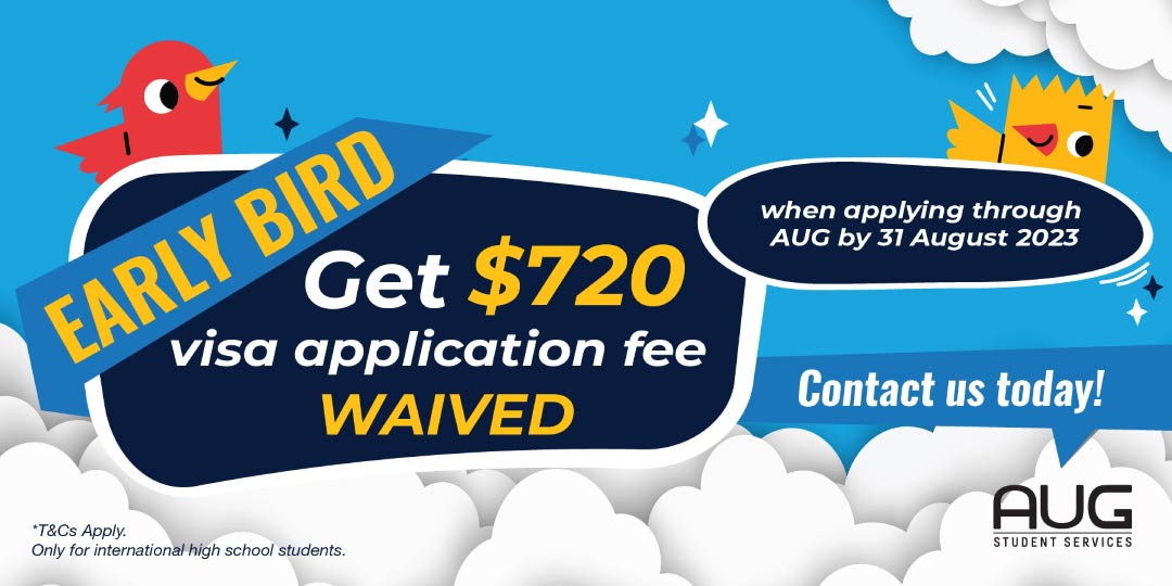 [AUG Adelaide] Year 12 Free Visa Promotion