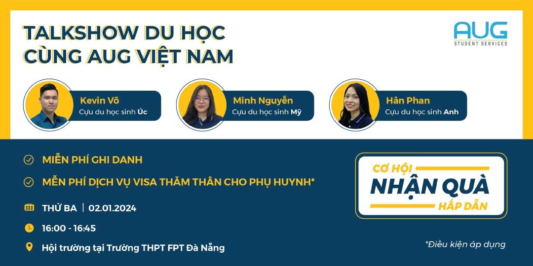 [AUG Đà Nẵng] Talkshow Du Học 2024