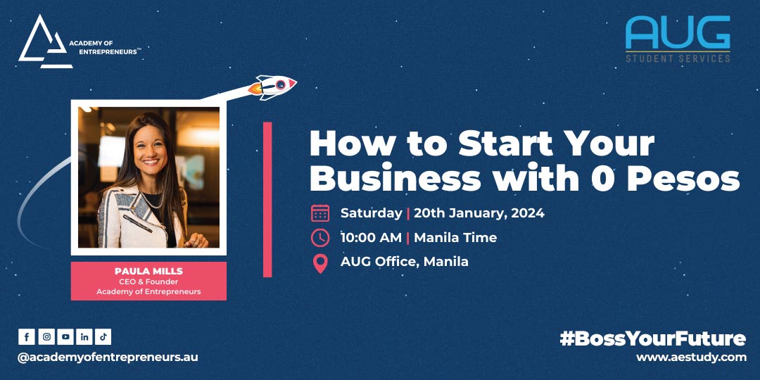[AUG Manila] How to Launch Business with 0 Pesos?