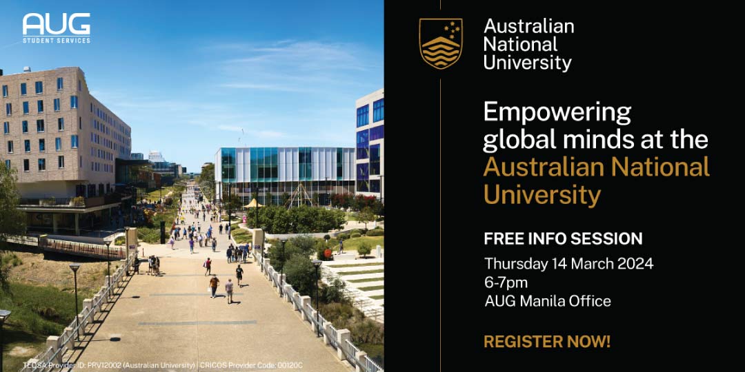[AUG Manila] Australian National University Information Session