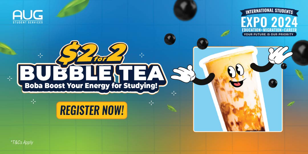 [AUG Perth] A$2 for 2 Bubble Tea Giveaway