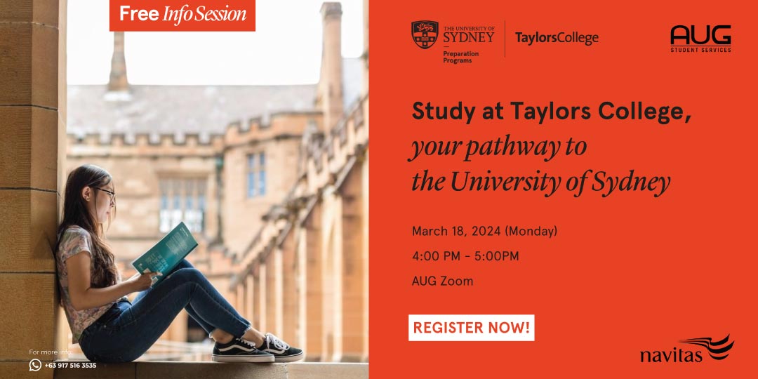 [AUG Manila] Taylors College Sydney Info Session