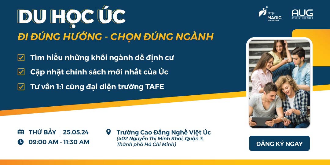 [AUG Đà Nẵng] Du Học Úc: Đi Đúng Hướng – Chọn Đúng Ngành