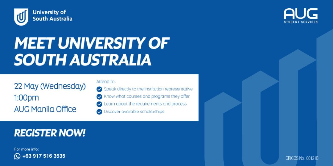 [AUG Manila] University of South Australia Info Session