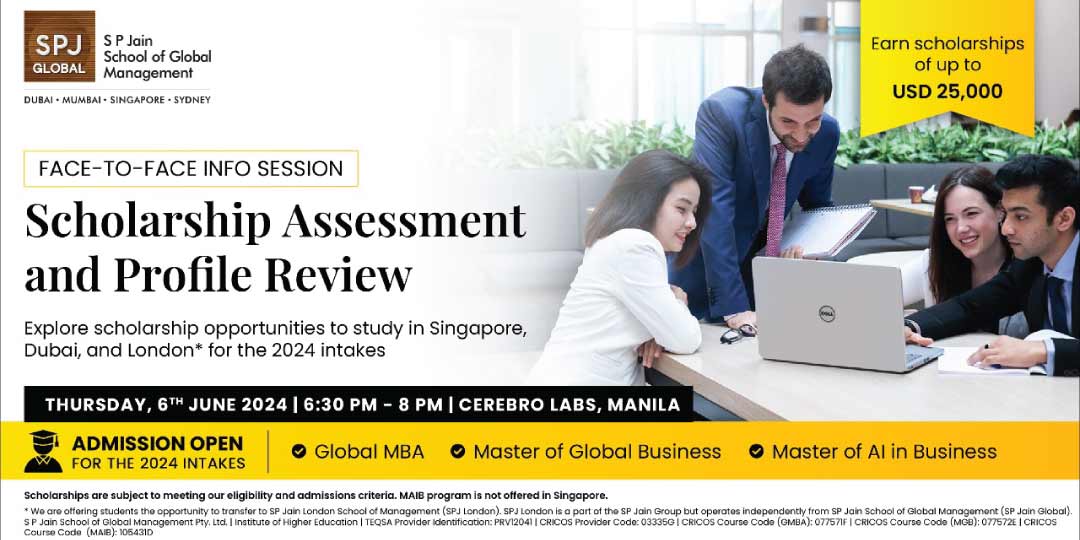 [AUG Manila] SP Jain School of Global Management Information Session
