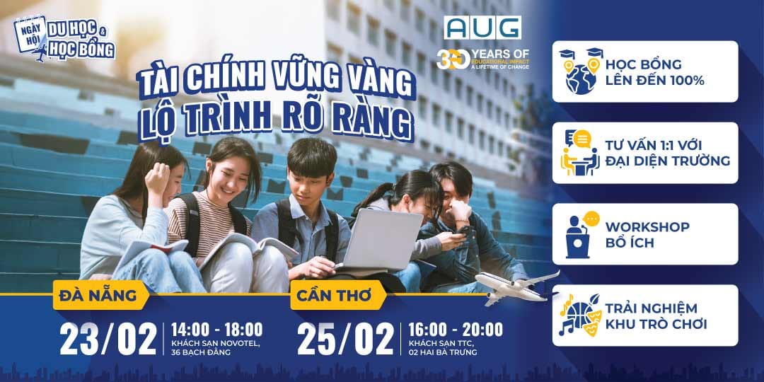 [AUG Cần Thơ] Ngày Hội Du Học Và Học Bổng 2025