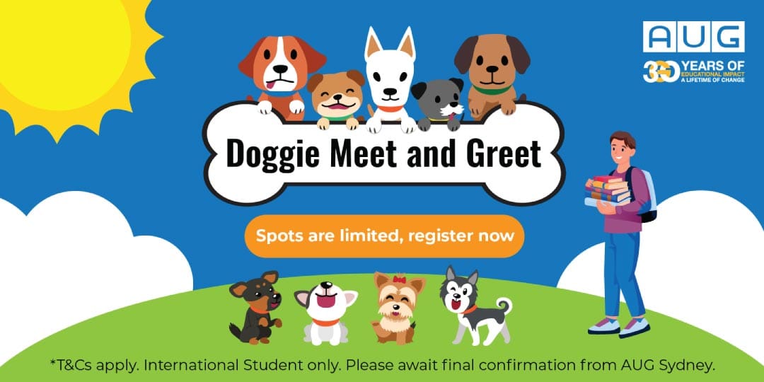 [AUG Sydney] A Pawsitive Start of School Year – Doggie Meet and Greet