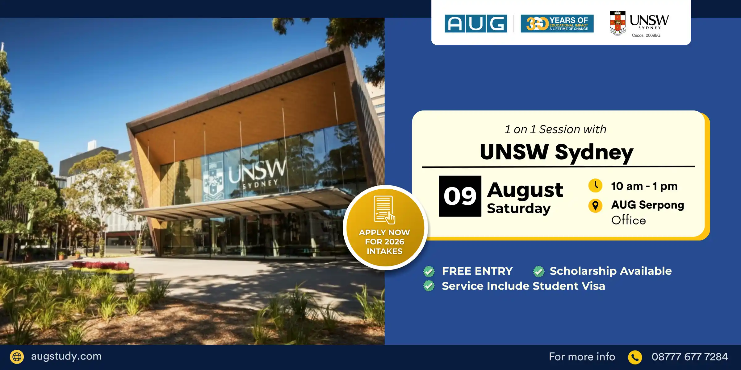 1 on 1 Session with UNSW Sydney