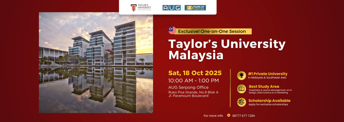 Info Session With Taylor's University Malaysia