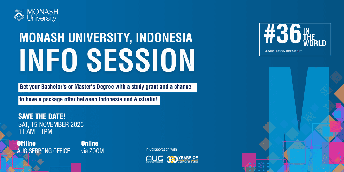 Monash University, Indonesia Info Session
