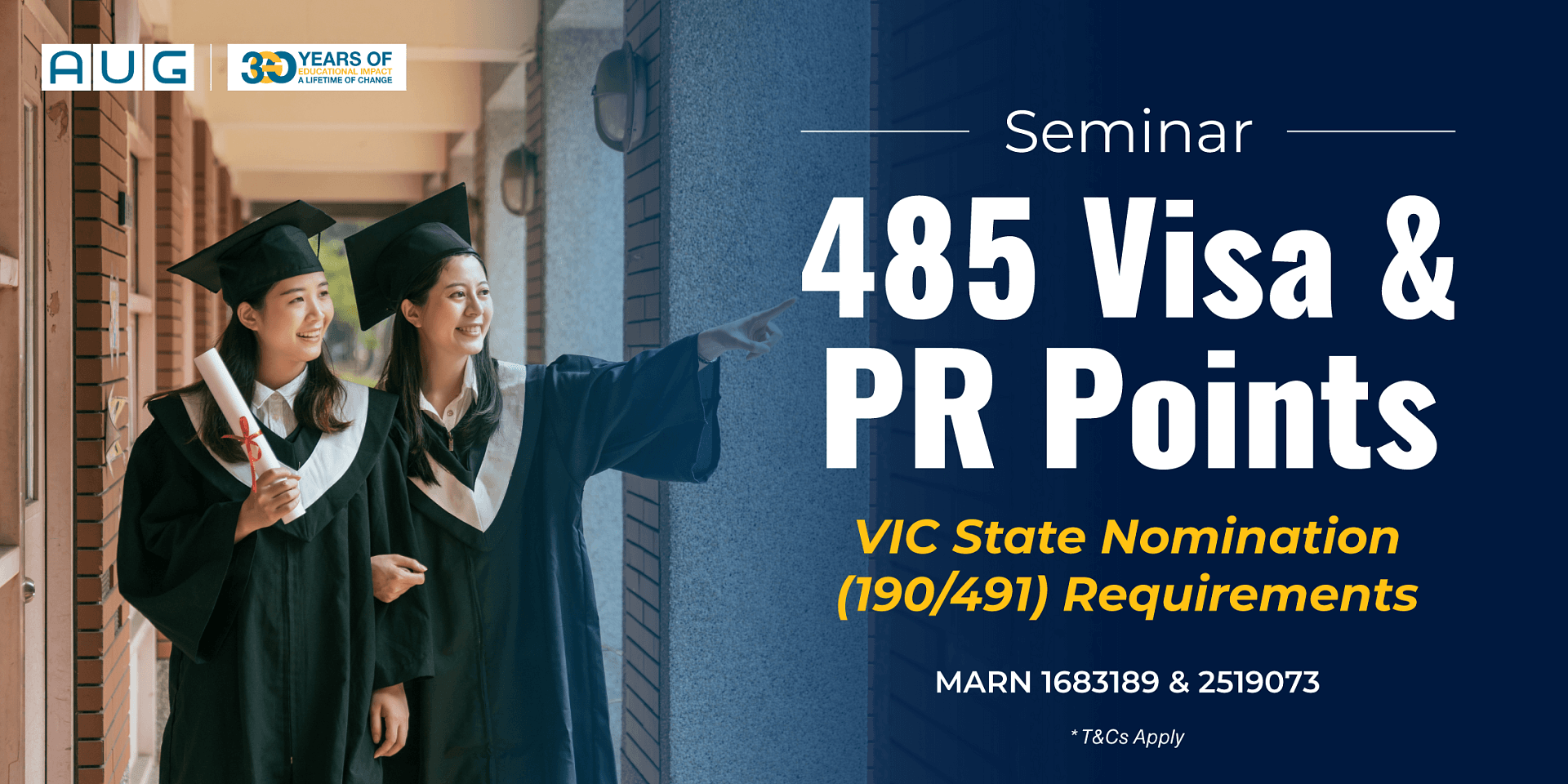 [AUG Melbourne] 485 Visa & PR Points Workshop