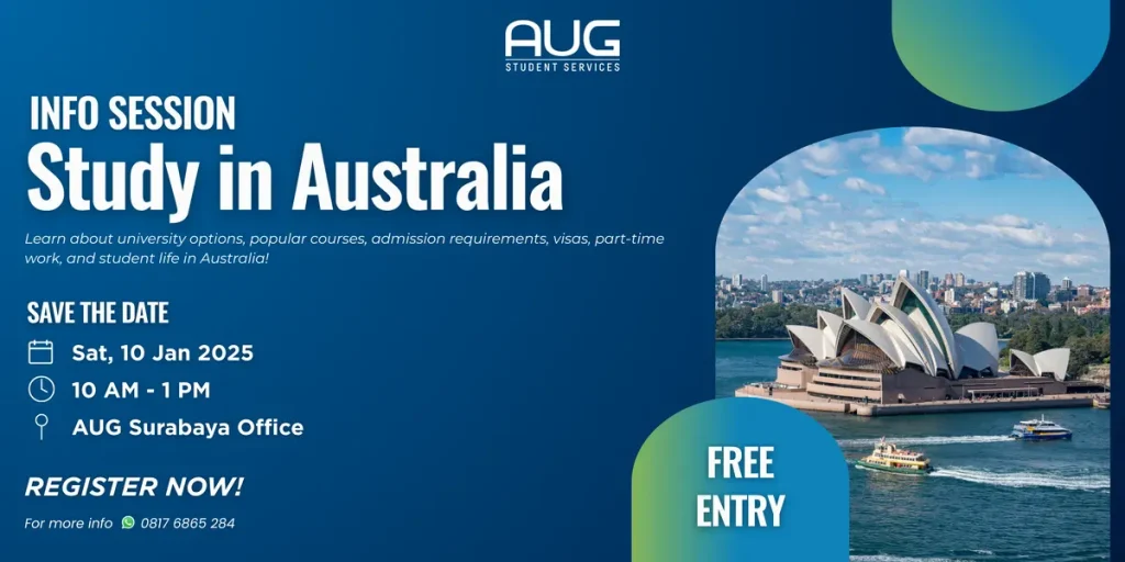 INFO SESSION Study in Australia surabaya
