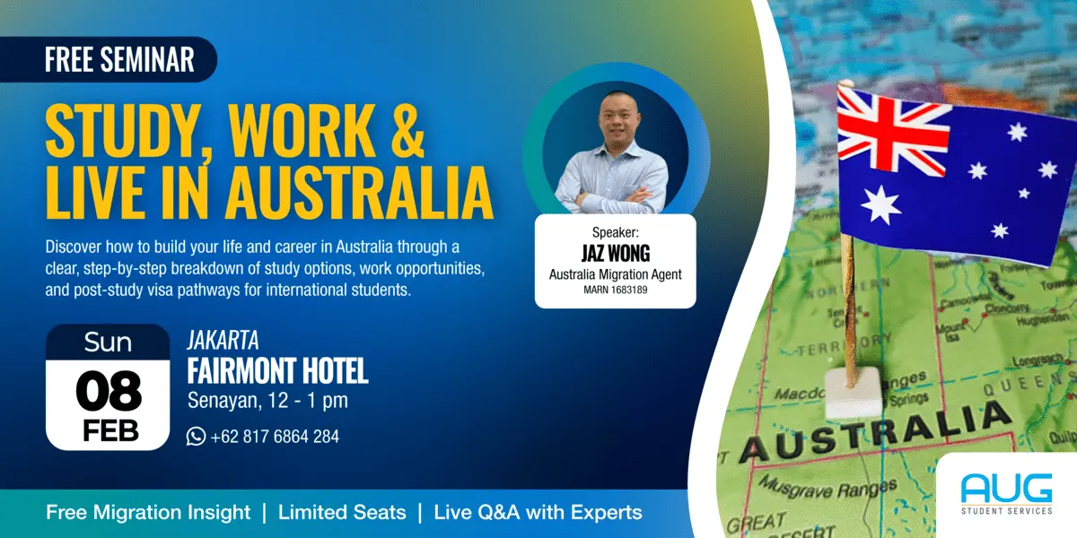 Study, Work & Live in Australia Seminar Jakarta