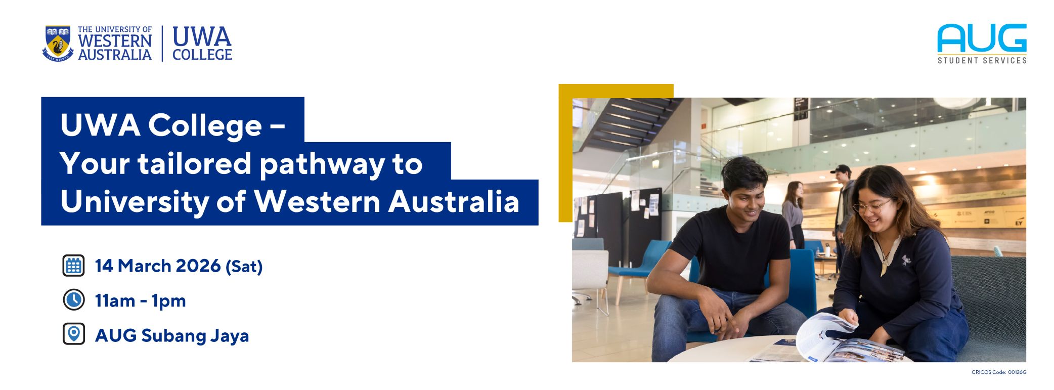 [AUG Subang Jaya] UWA College – Your tailored pathway - AUG Student ...