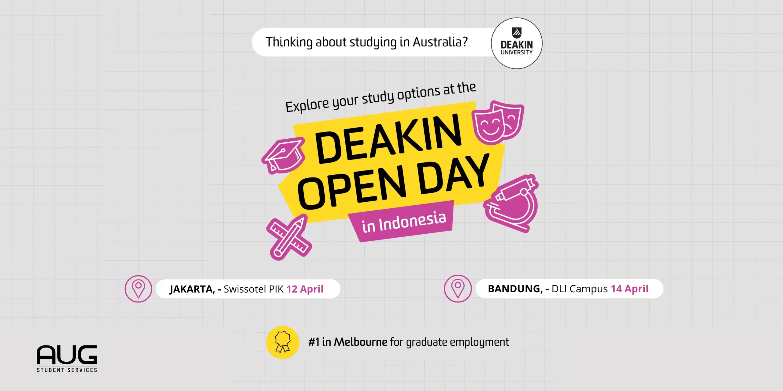 Deakin Open Day Humanitix