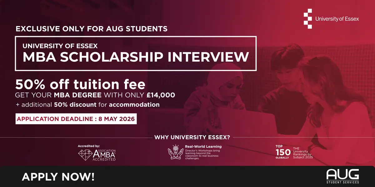 Bocoran Essex MBA Scholarship: Kuliah Diskon 50%