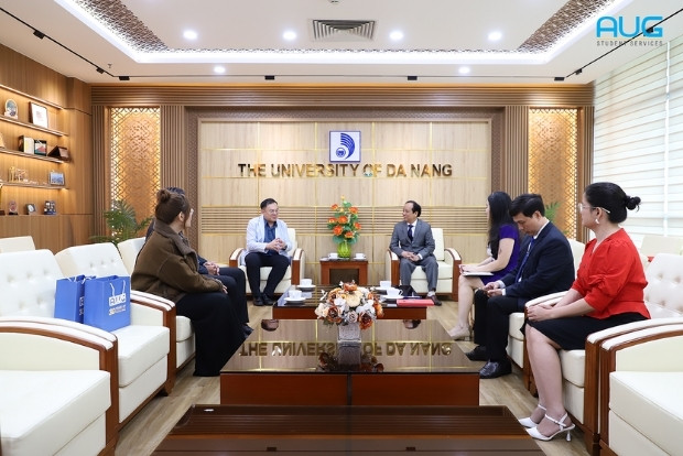 Toàn cảnh buổi tiếp và làm việc giữa AUG Global và Đại Học Đà Nẵng