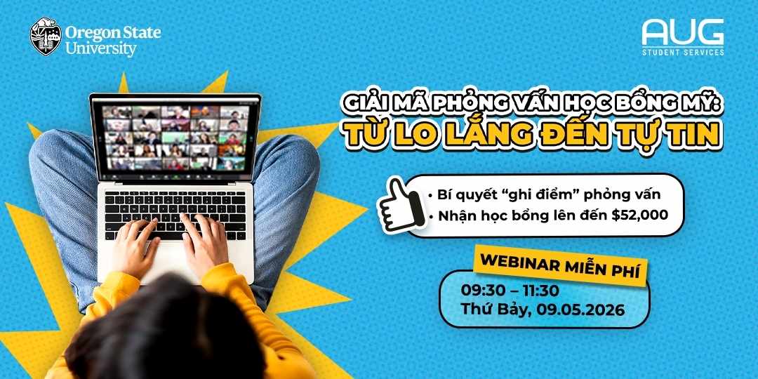[AUG Việt Nam] United States of America (USA) Scholarship Webinar x Oregon State University