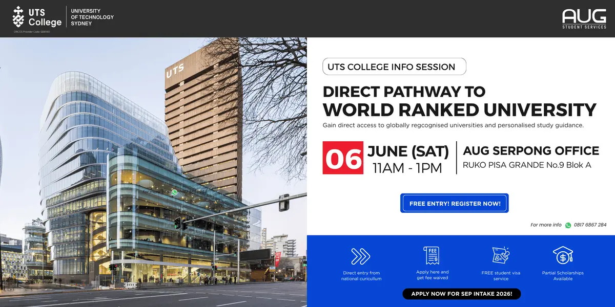 UTS COLLEGE INFO SESSION SERPONG - AUG Student Services