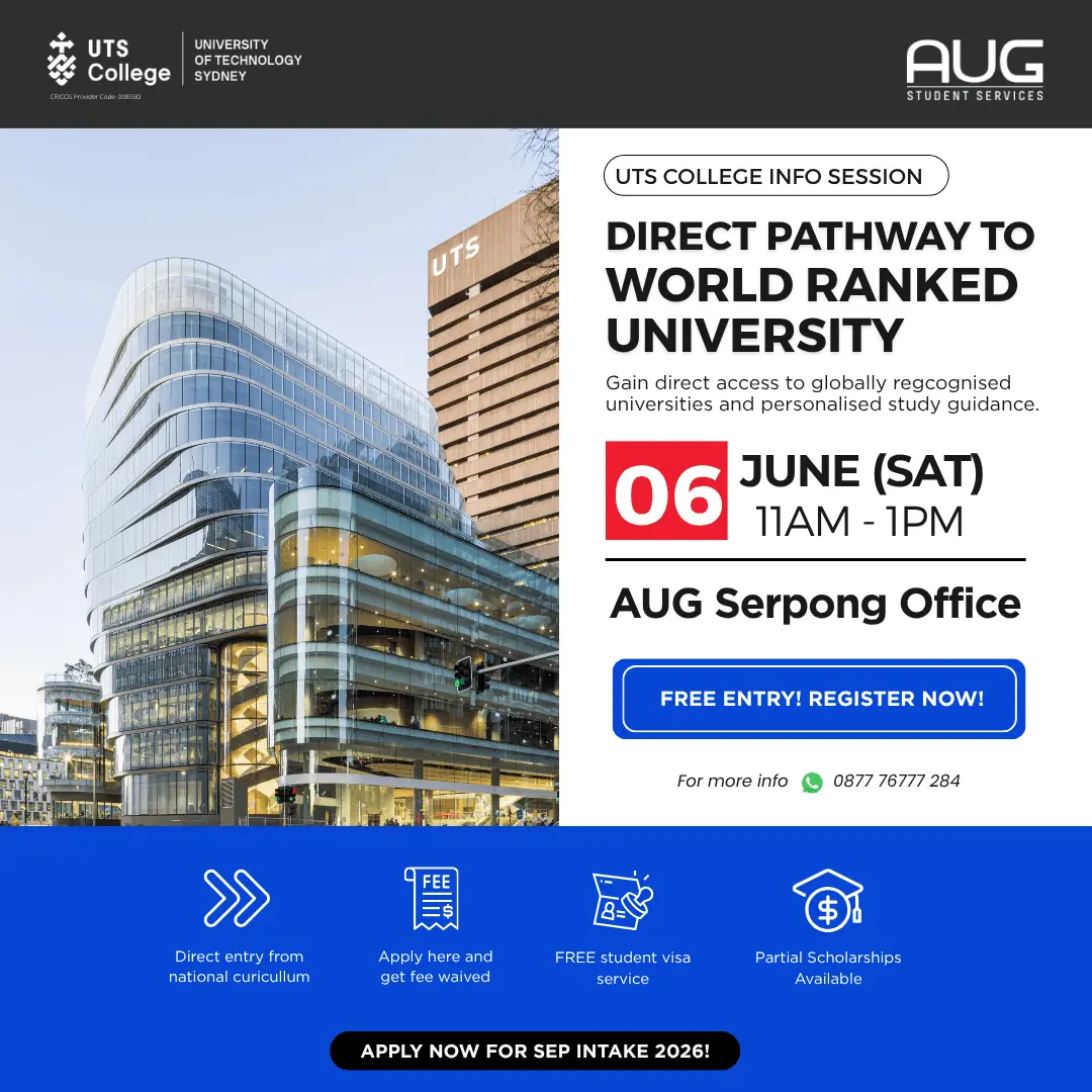 UTS COLLEGE INFO SESSION Juni 2026