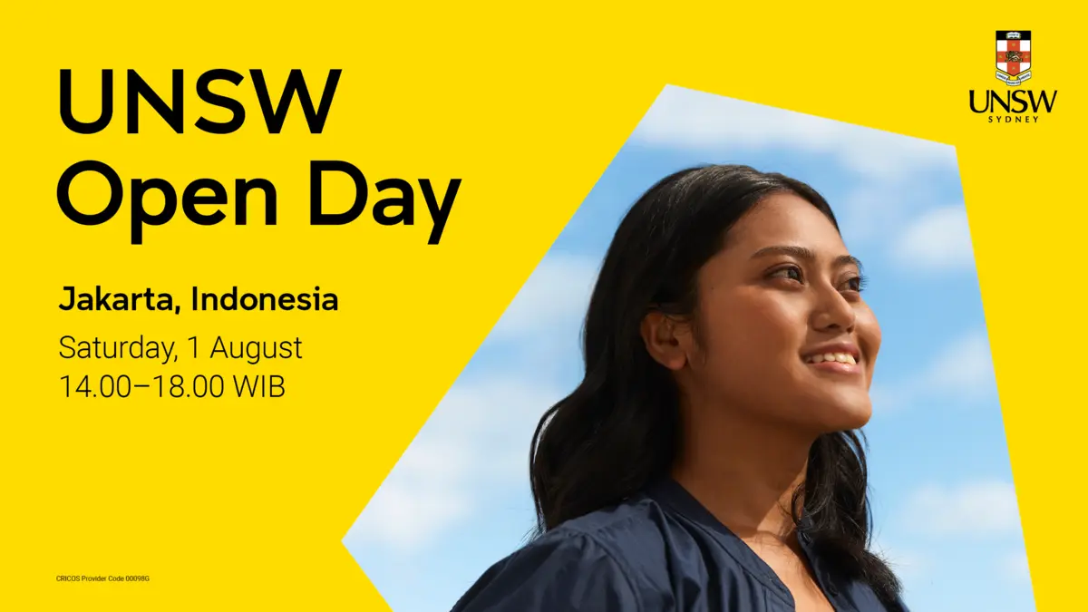 UNSW Open Day Jakarta August 2026 UNSW Open Day Jakarta August 2026