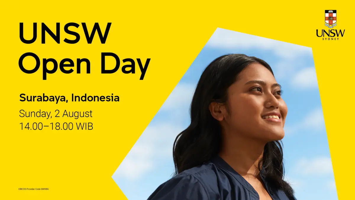 UNSW Open Day surabaya August 2026 UNSW Open Day surabaya August 2026