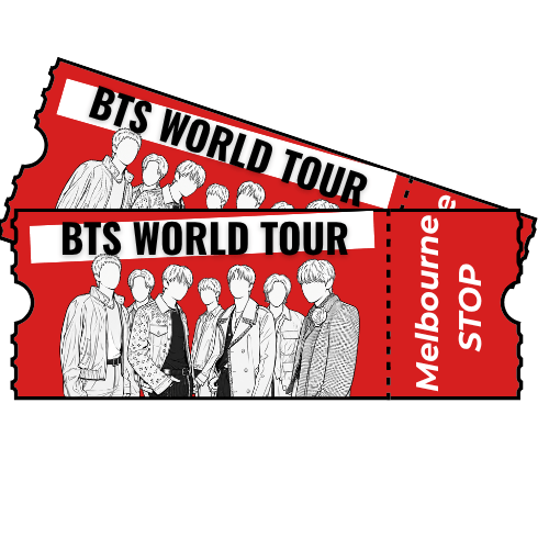 BTS concert ticket