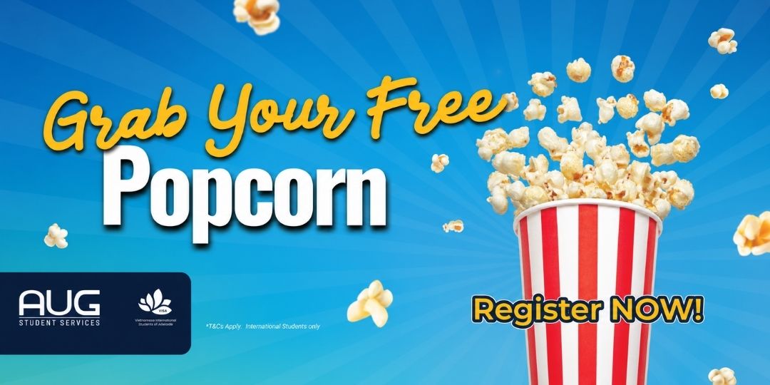 [AUG Adelaide] Grab Your Free Popcorn