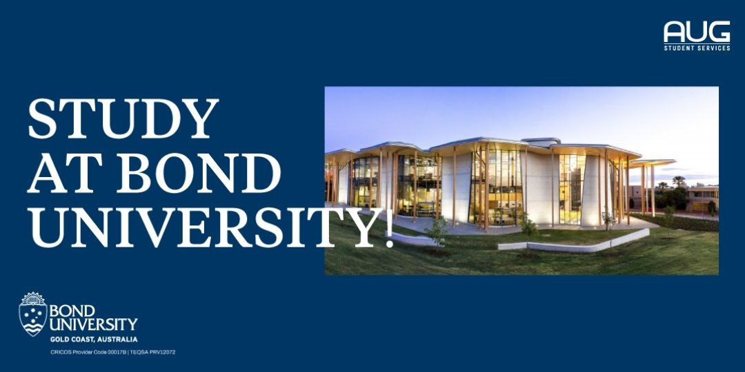 [AUG Manila] Study at Bond University Information Session!