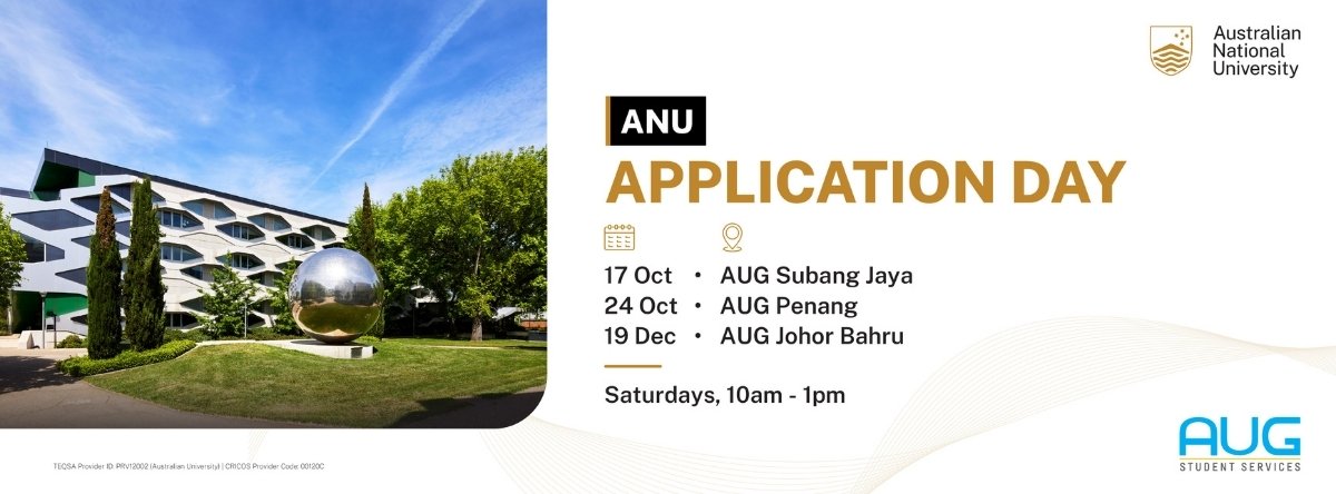 [AUG Malaysia] Australian National University Application Day