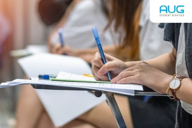 International Student preparing documents for a UK scholarship application