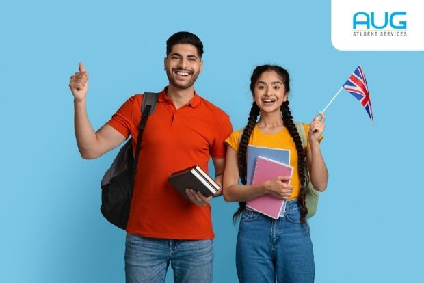 International Student attending a foundation course in the UK lecture