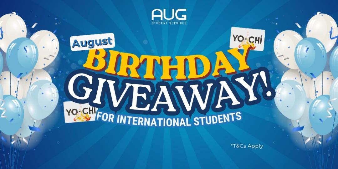 [AUG Sydney] August Birthday Giveaway