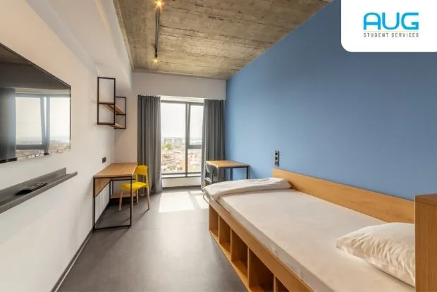 International student settling into student accommodation in New Zealand