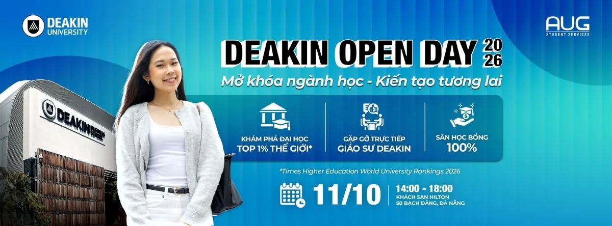 [AUG Da Nang] Deakin Open Day - Banner