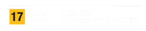 17 October, 11am-1pm, AUG Subang Jaya