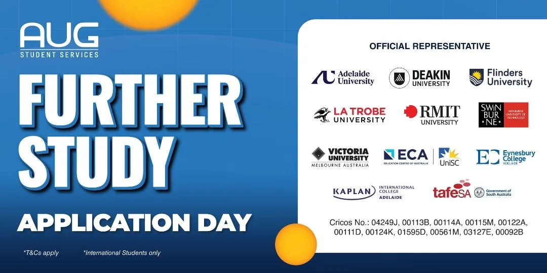 [AUG Australia] Further Study Application Day