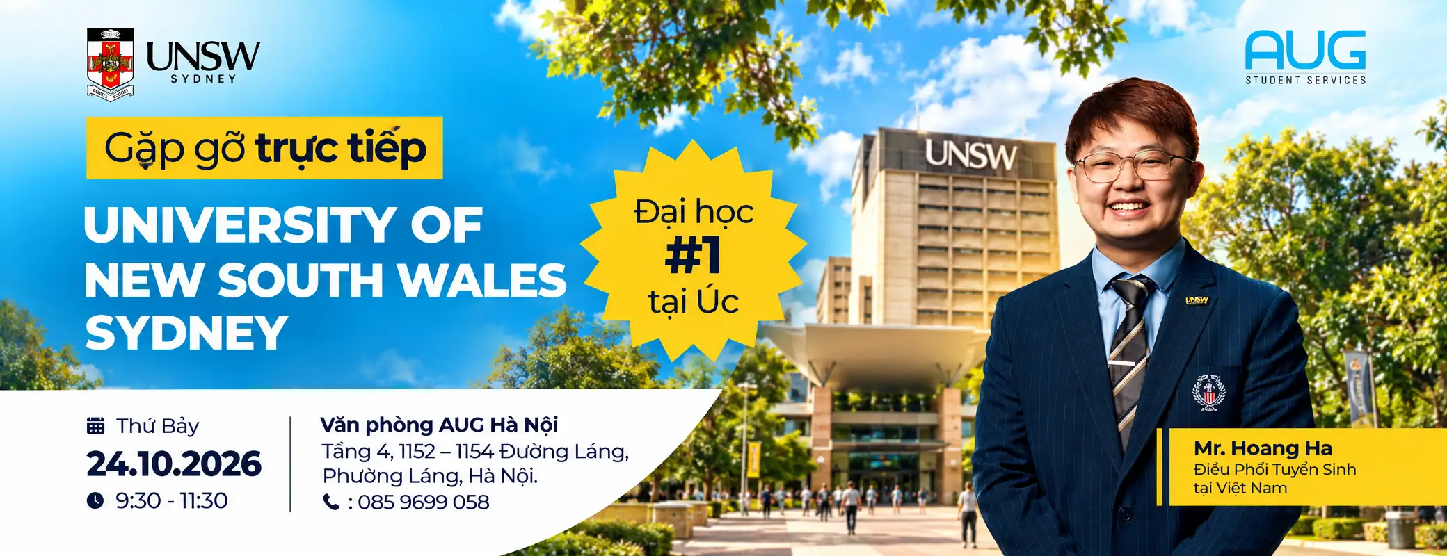 [AUG ] Gặp gỡ Đại Học New South Wales Sydney