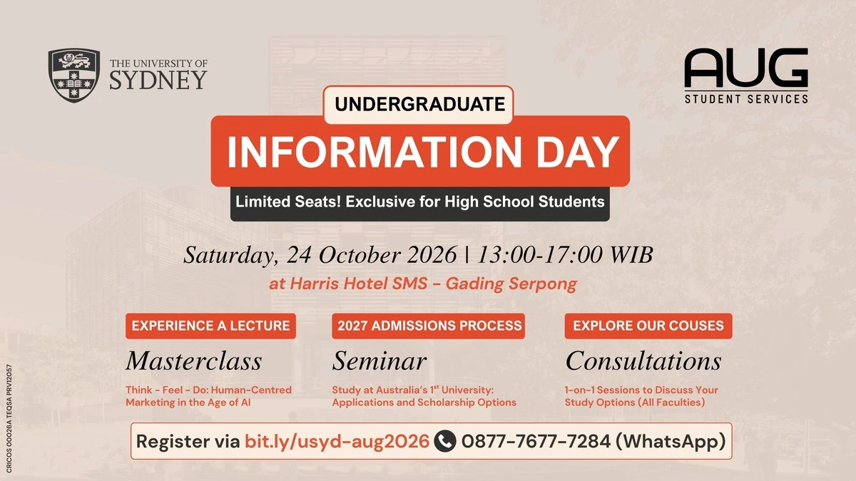 USYD Scholarship, Info Beasiswa Garuda, LPDP & SISA 2027