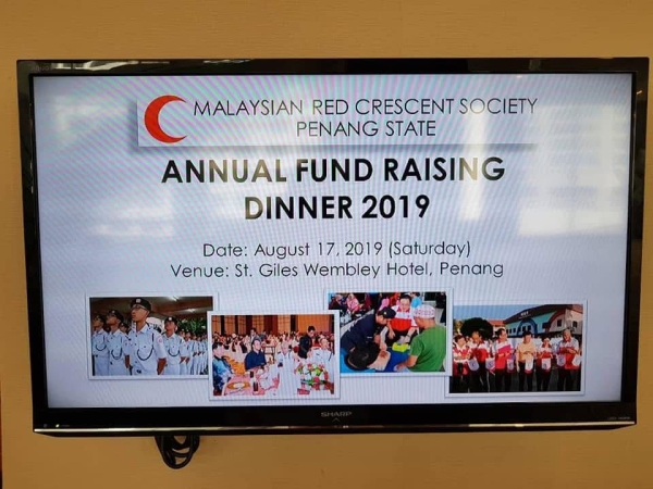 Sponsoring an ambulance to the Malaysian Red Crescent Society
